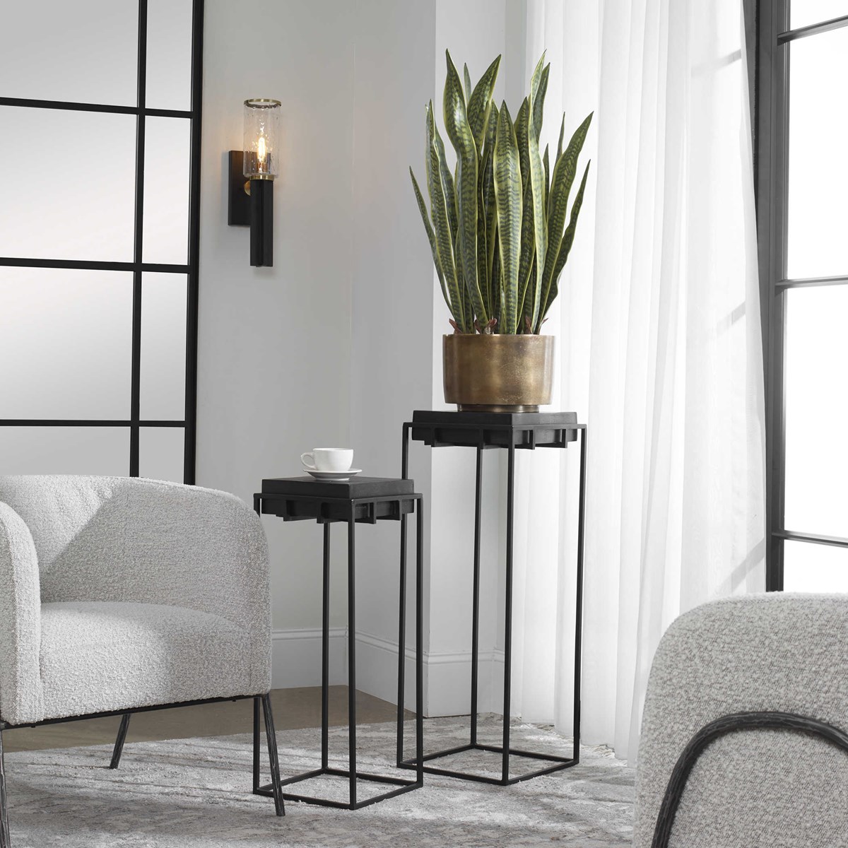 Picture of 212 Main 25107 Telone Pedestal  Black - Large
