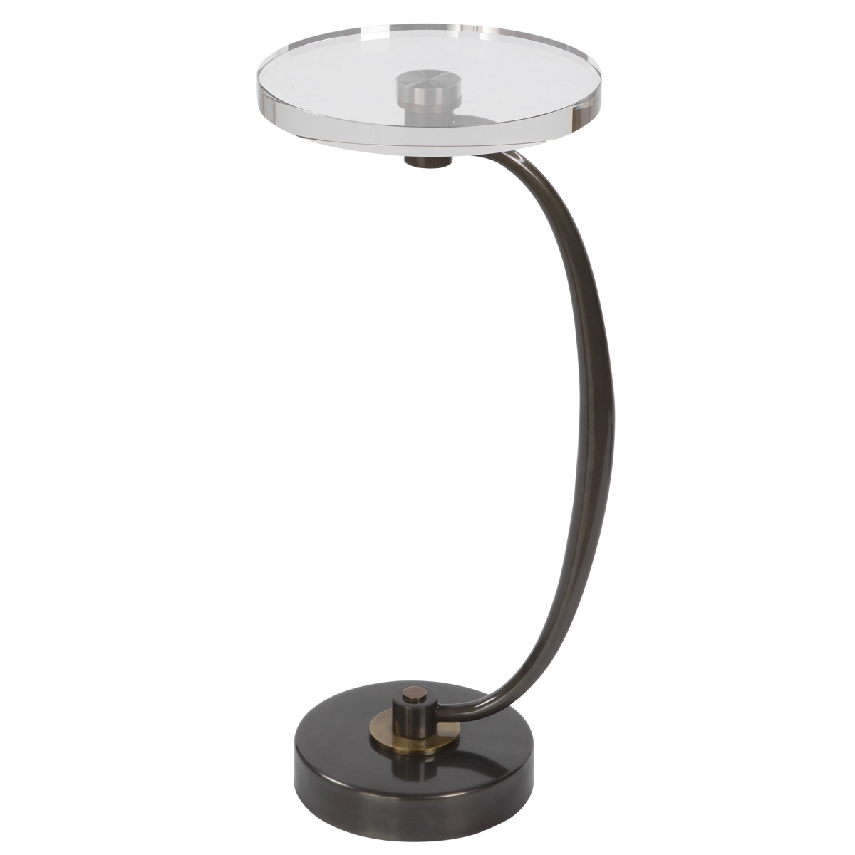 25145 Waveney Drink Table, Dark Bronze