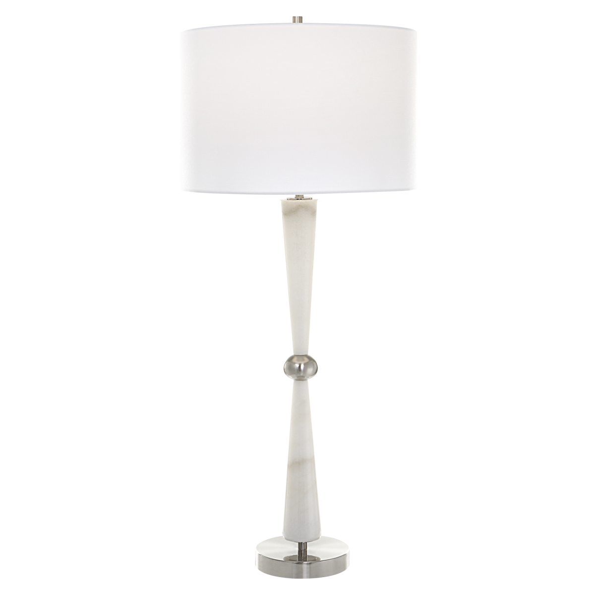 30064 Hourglass Table Lamp, White -  Uttermost, UTRMST5441