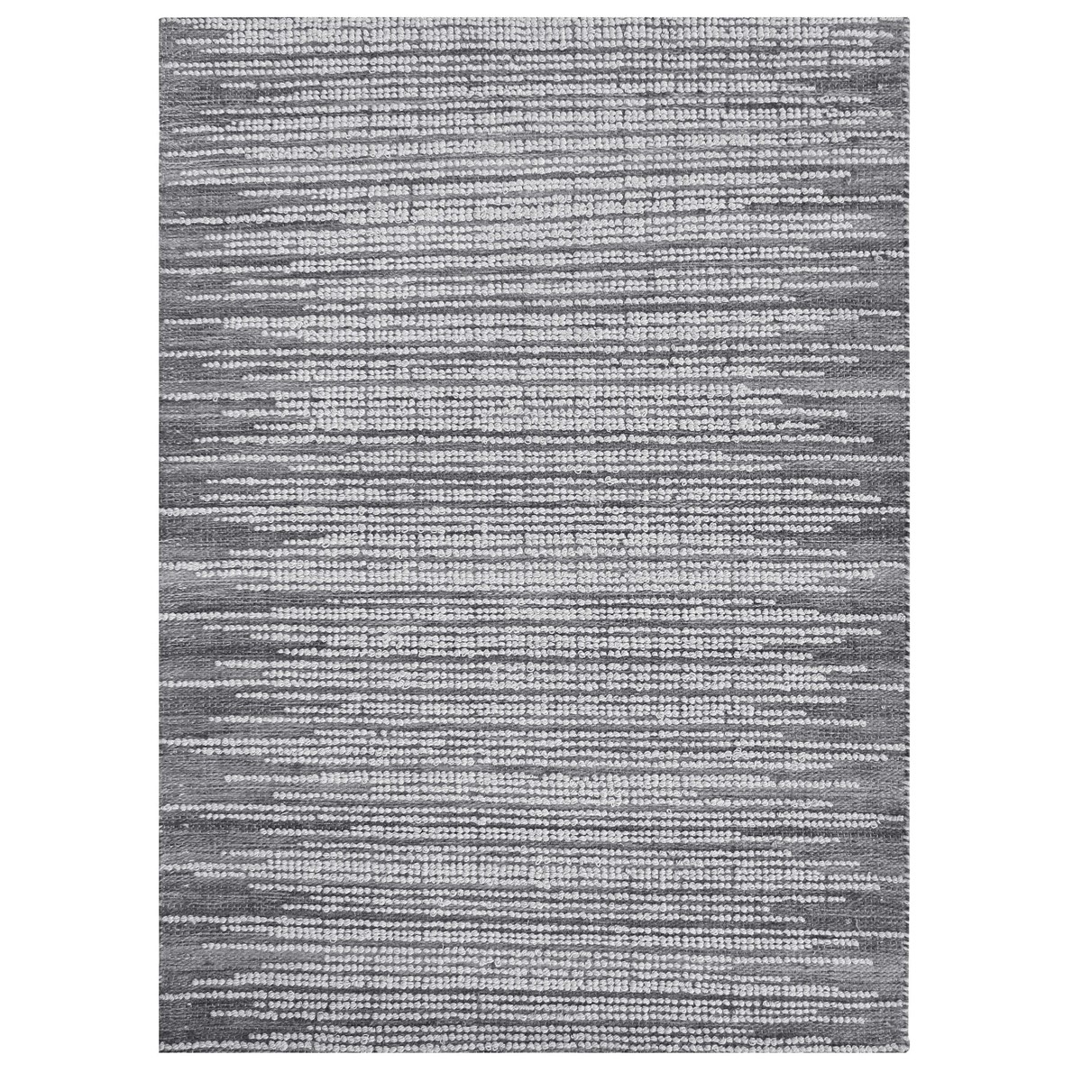 71159-9 9 x 12 ft. Salida Wool Rectangle Area Rug, Grey