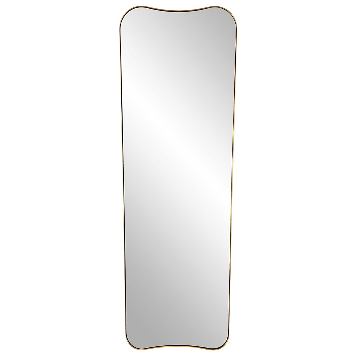 09839 Belvoir Mirror, Antique Brass - Large