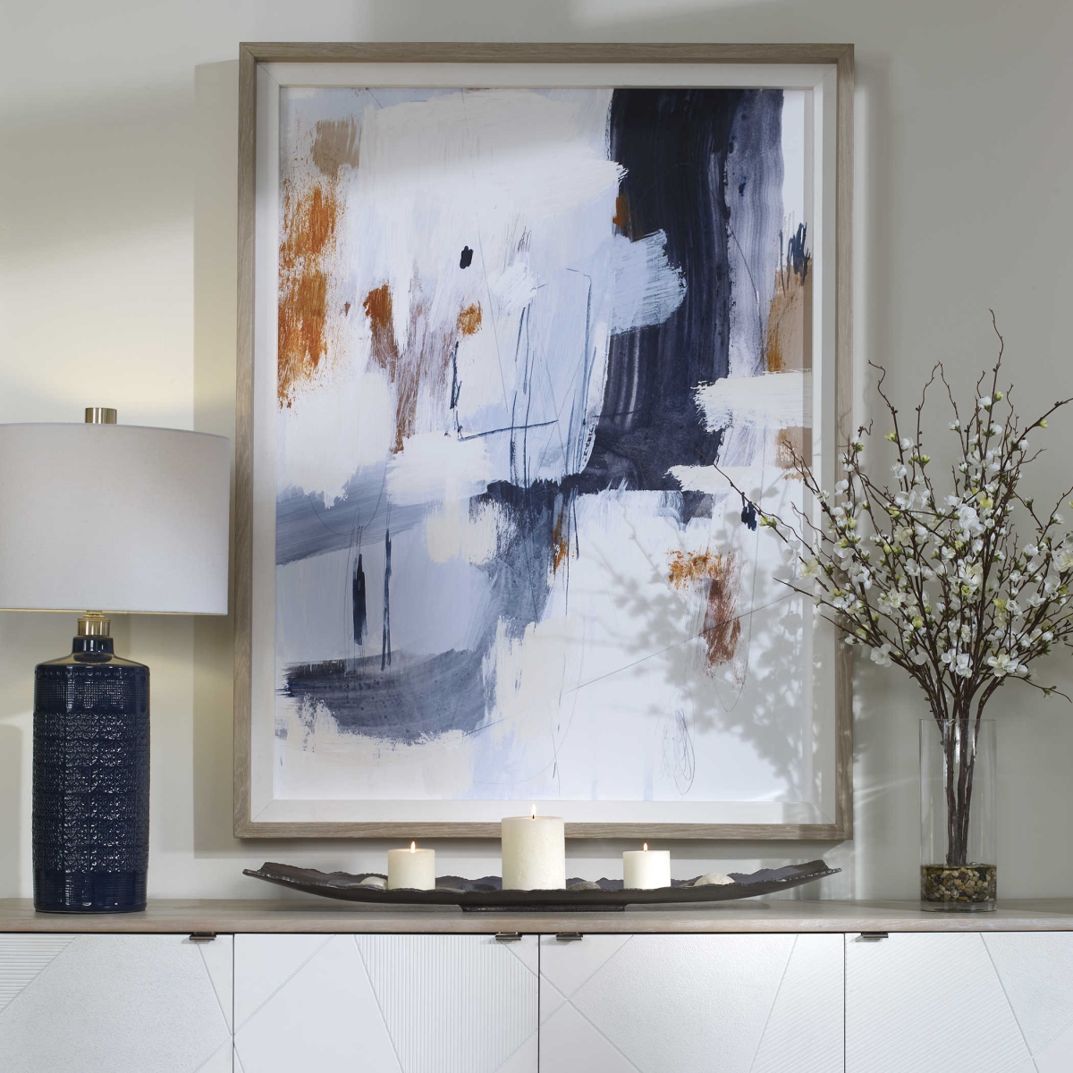 41448 Uttermost Abstract Framed Print