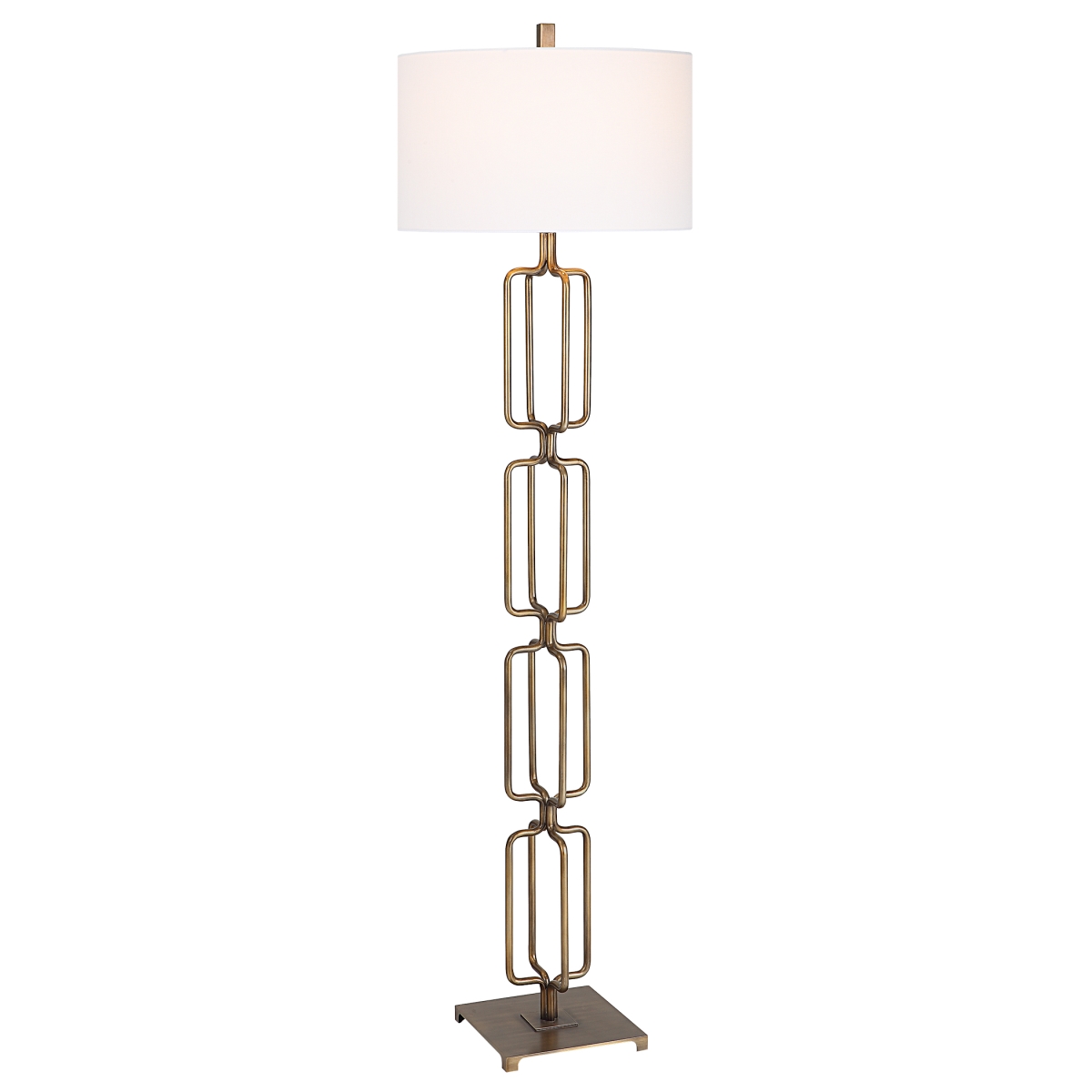 30148 67 in. 150W Link Brushed Gold Floor Lamp -  Uttermost, UTRMST6809