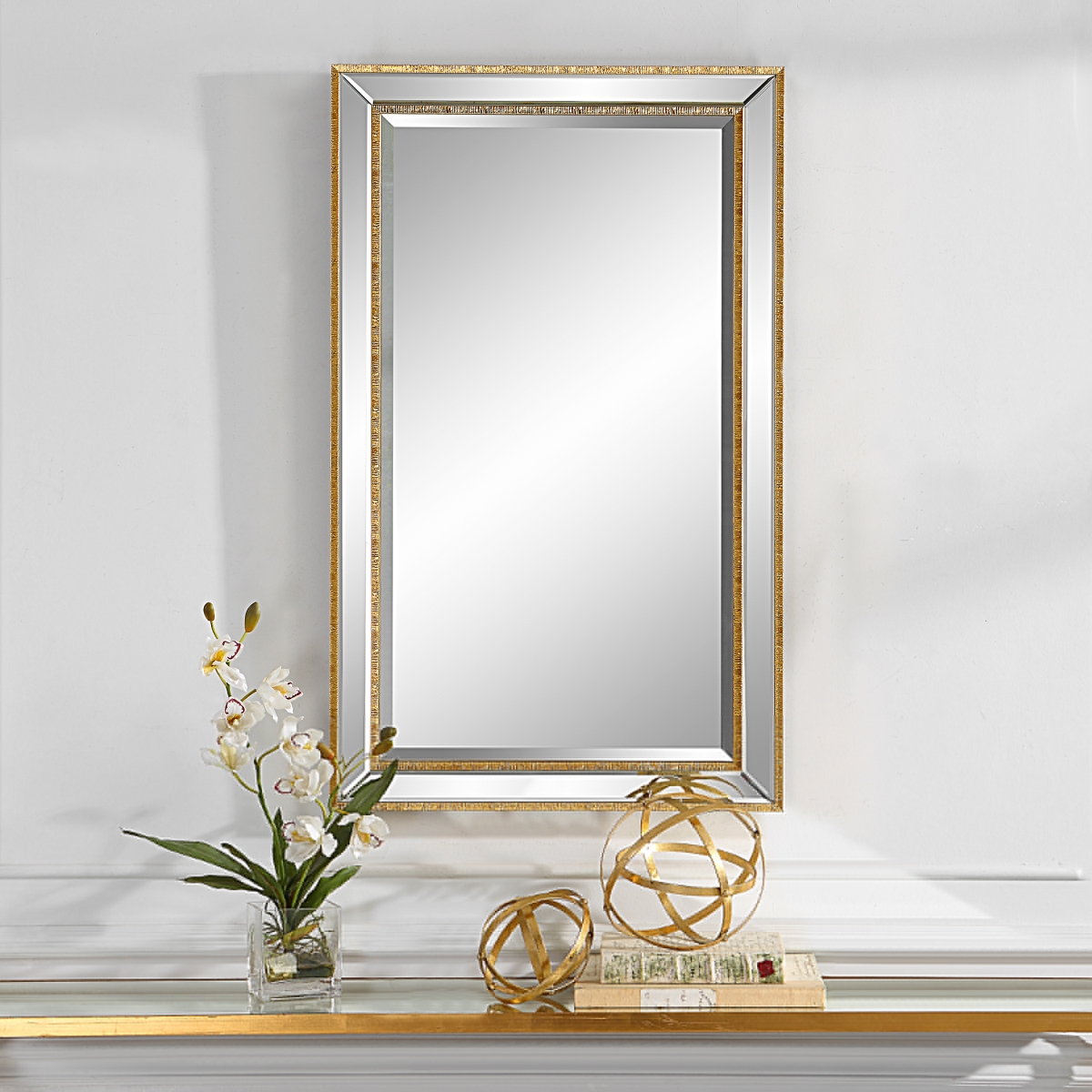 Picture of 212 Main W00553 24 x 40 x 1 in. Mirror&#44; Gold