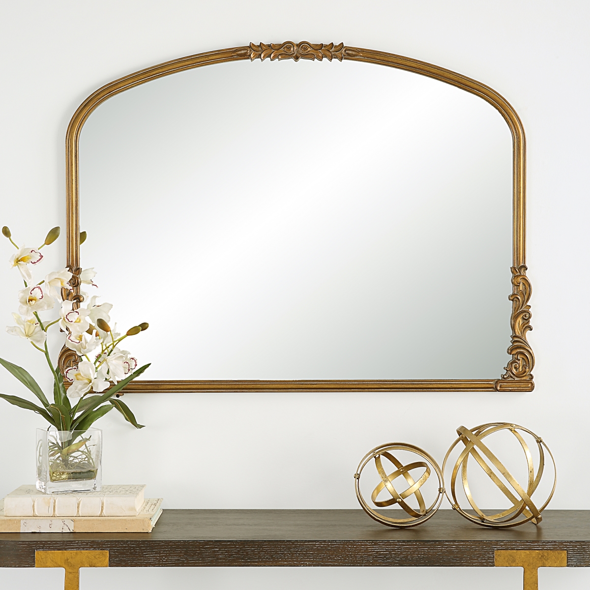 Picture of 212 Main W00573 38 x 28 x 1 in. Mirror&#44; Antique Gold