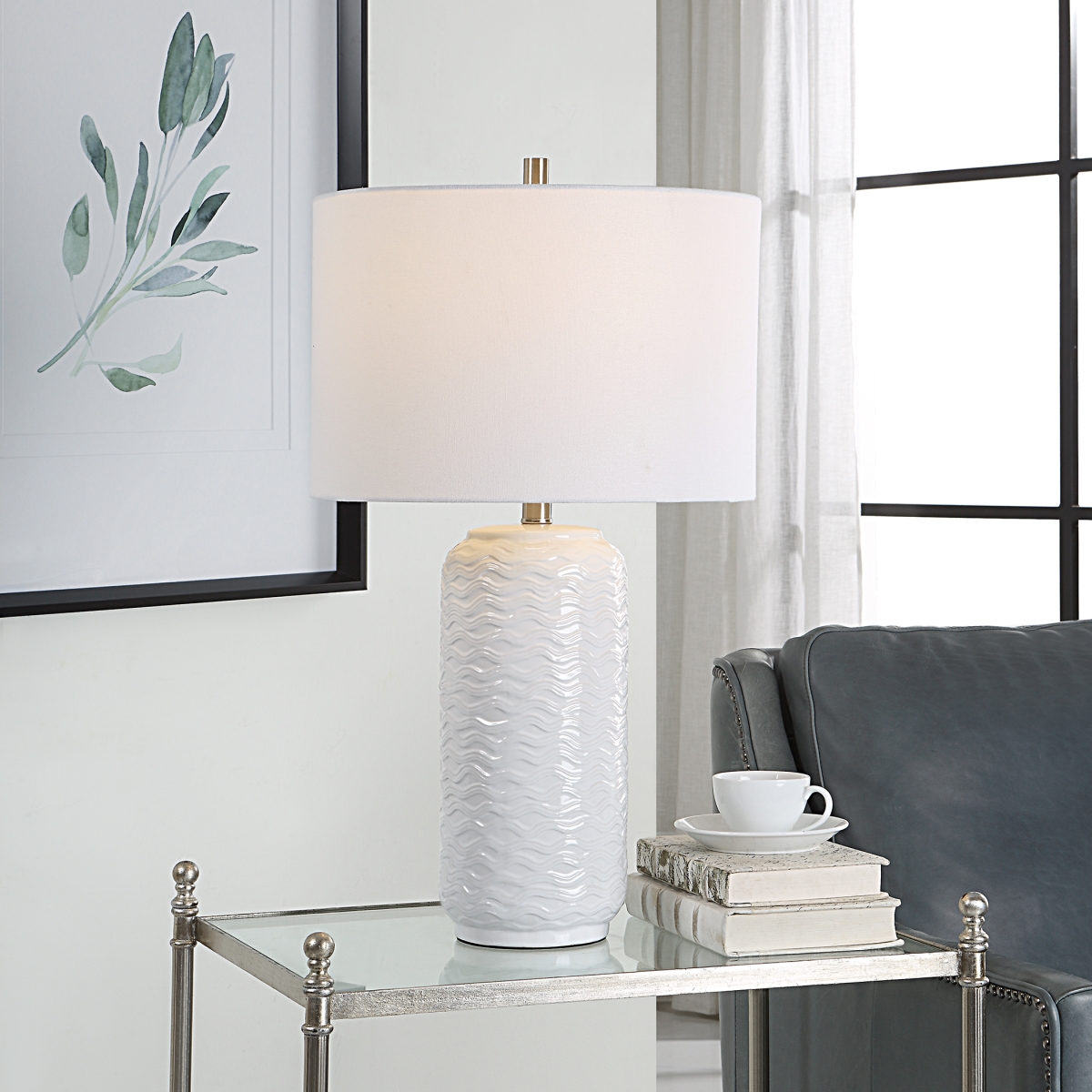 Picture of 212 Main 27 x 10 x 15 in. Table Lamp&#44; Brushed Nickel