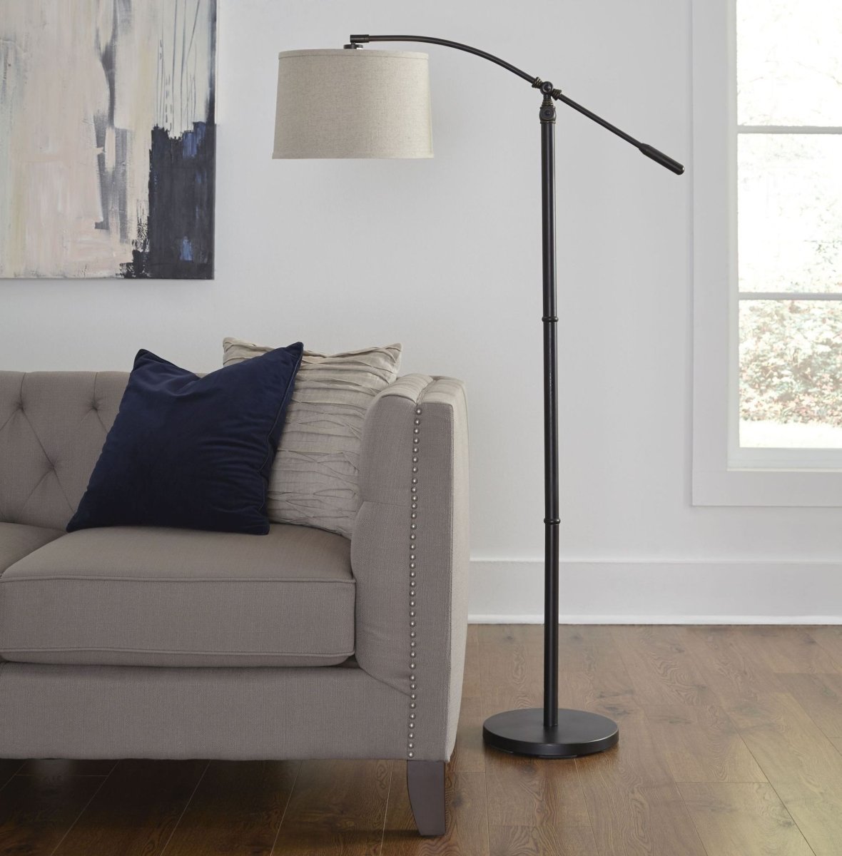 Picture of 212 Main W26125-1 70 x 9 x 14 in. Floor Arc Lamp&#44; Rubbed Bronze