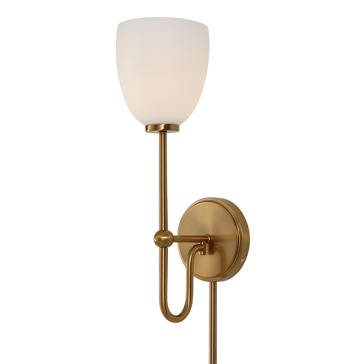 Picture of Uttermost 22580 18.25 x 5.75 x 8 in. Trophy 1 Light Brass Sconce