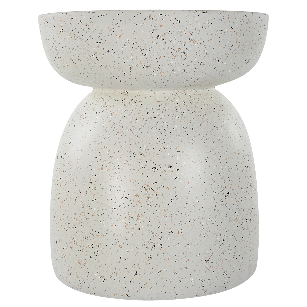 22966 26 x 22 x 14 in. Inhale Cast White Accent Table