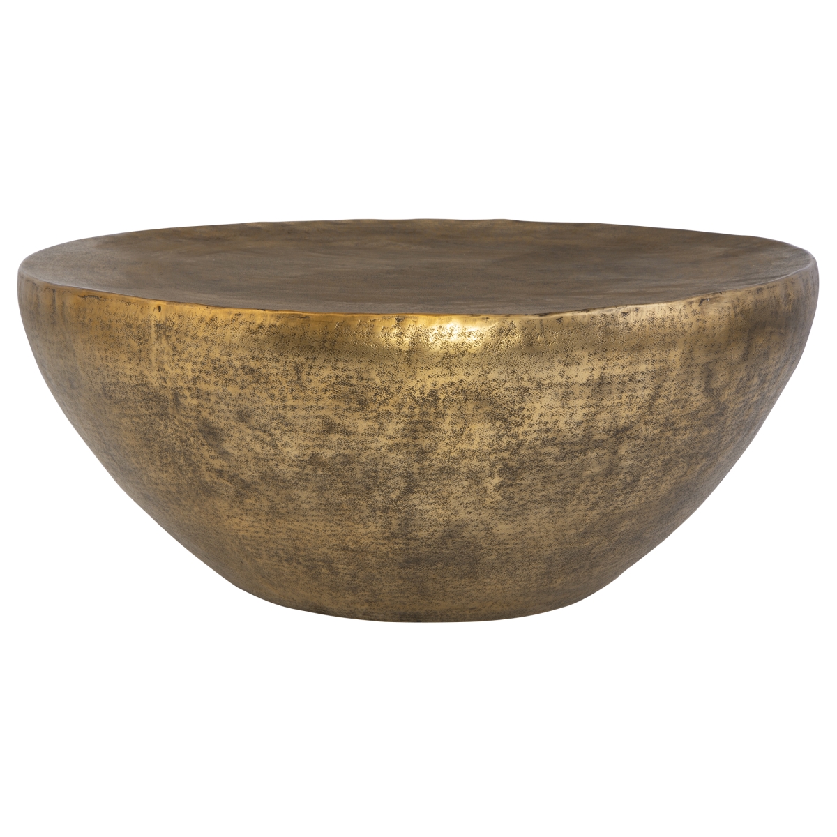 22990 15 x 36 x 36 in. Gilded Dome Gold Coffee Table