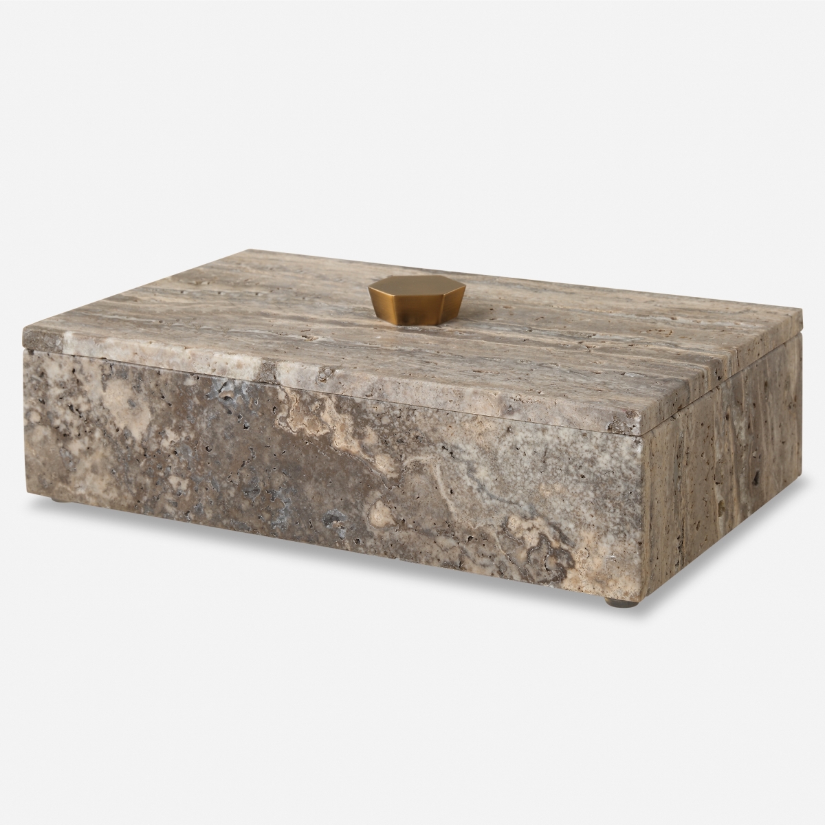 Picture of Uttermost 18153 Griseus Travertine Stone Decorative Box