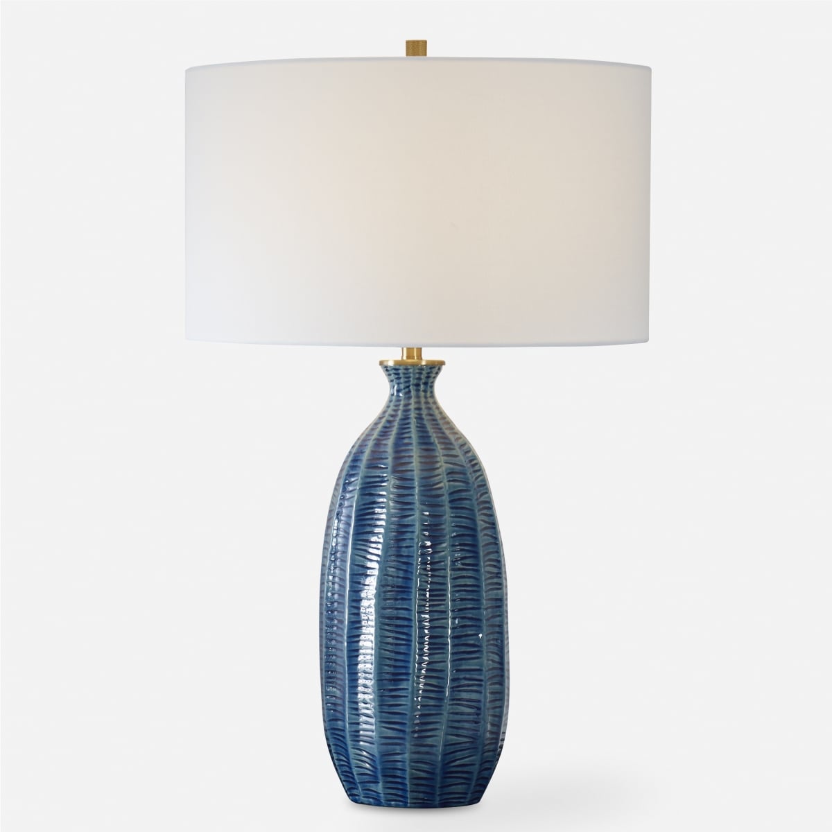30377-1 Bixby Table Lamp, Blue -  Uttermost, UTRMST7819