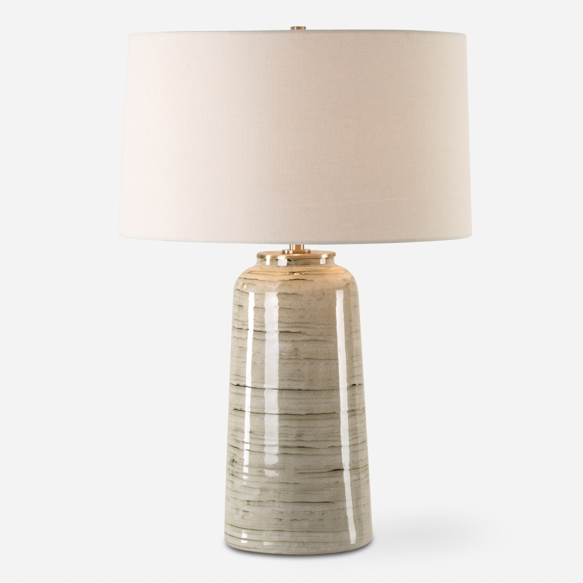 Picture of Uttermost 30412 Strata Table Lamp&#44; Tan Glaze
