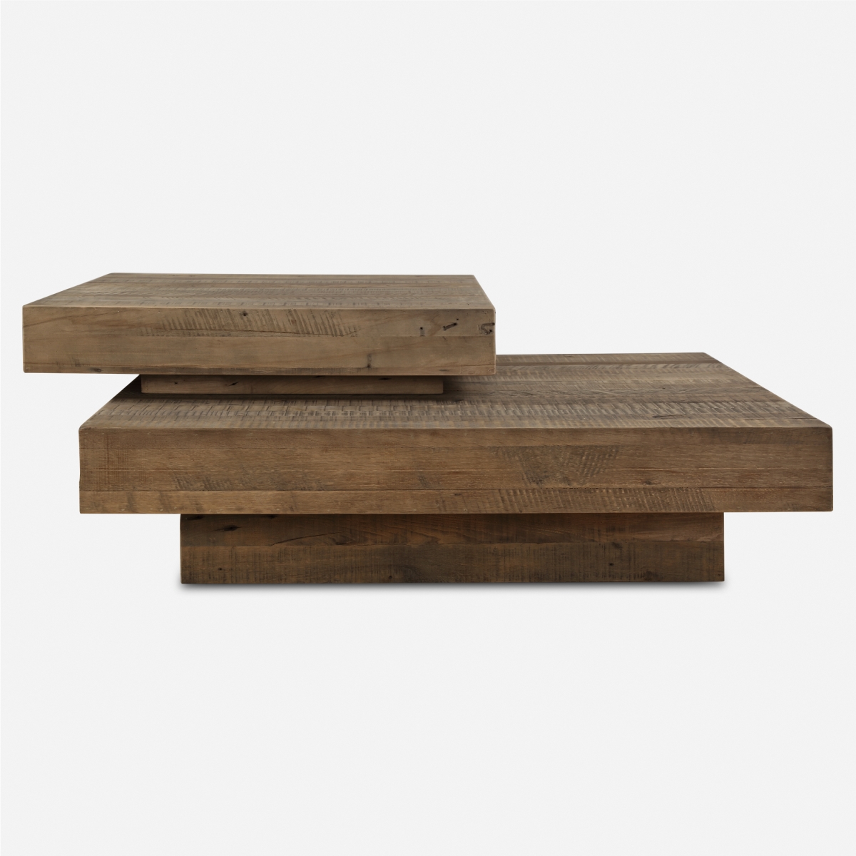 24400 Rustic Planes Modern Coffee Table, Reclaimed Oak -  Uttermost, UTRMST7912
