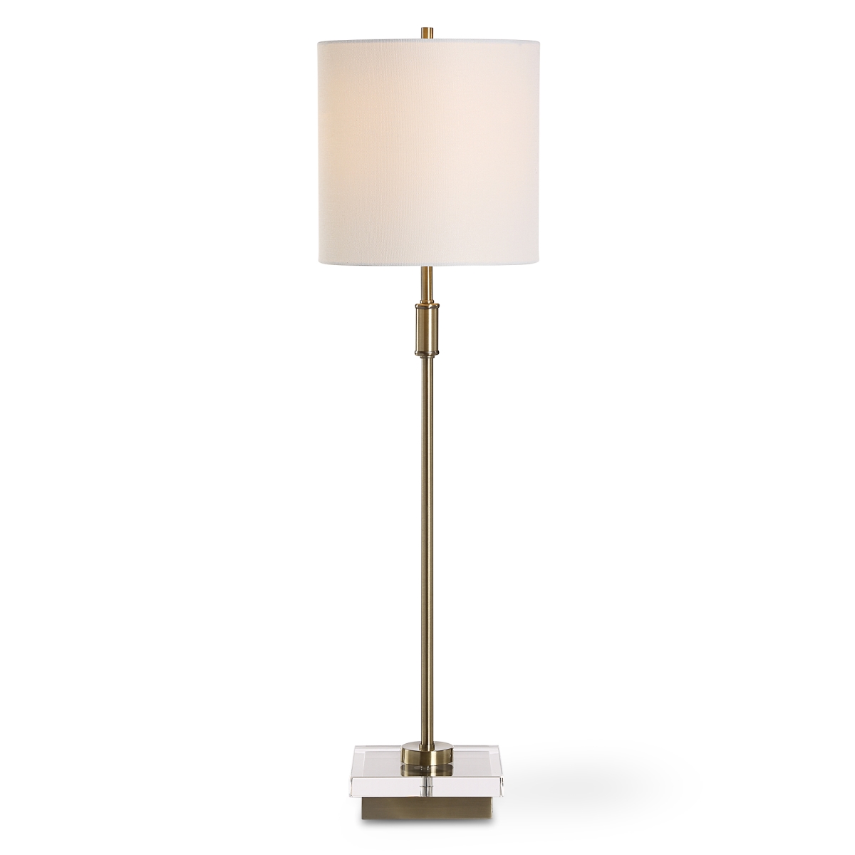 W26143-1 Antique Brass Buffet Lamp