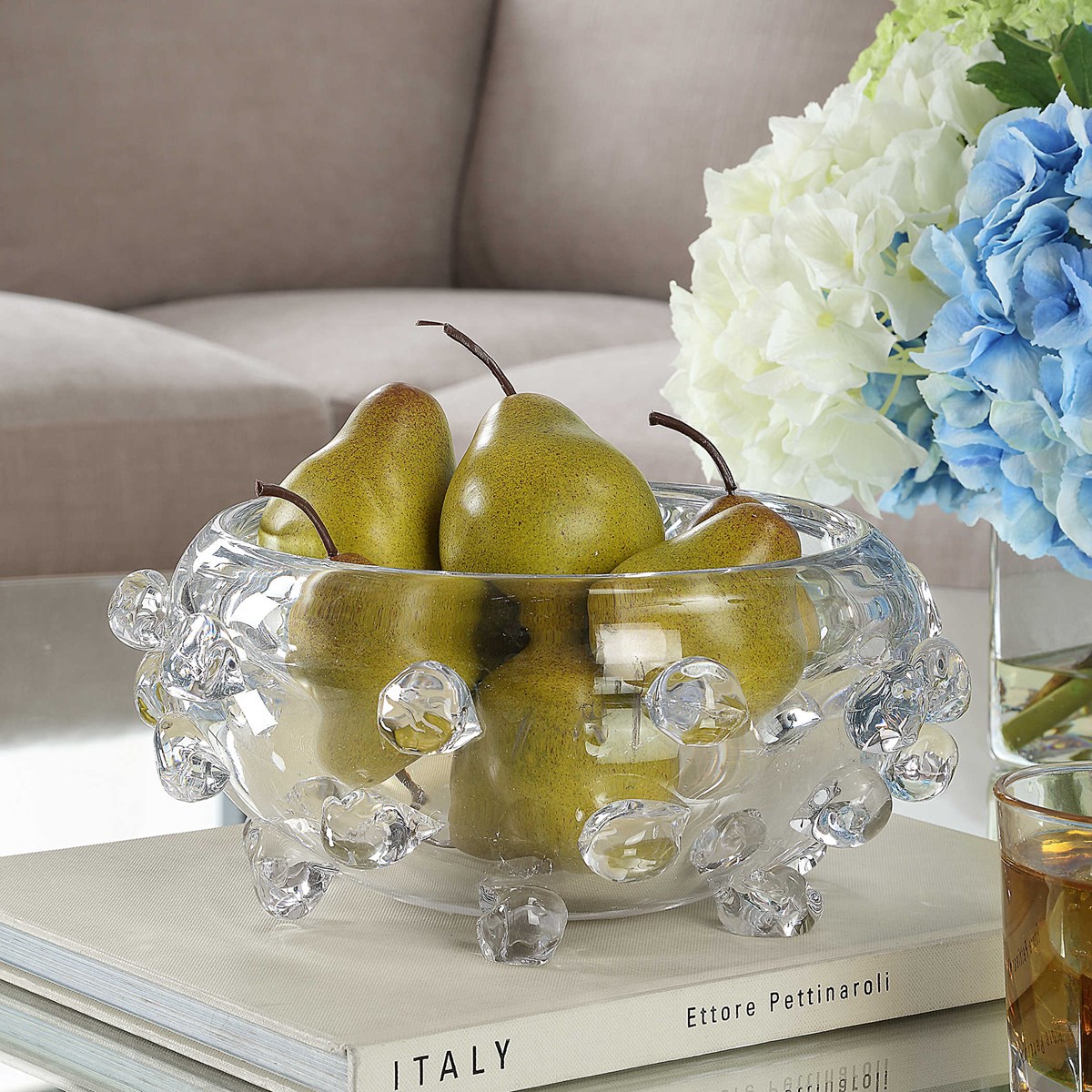 Picture of Uttermost 18181 4 x 11 x 11 in. Aura Clear Glass Bowl