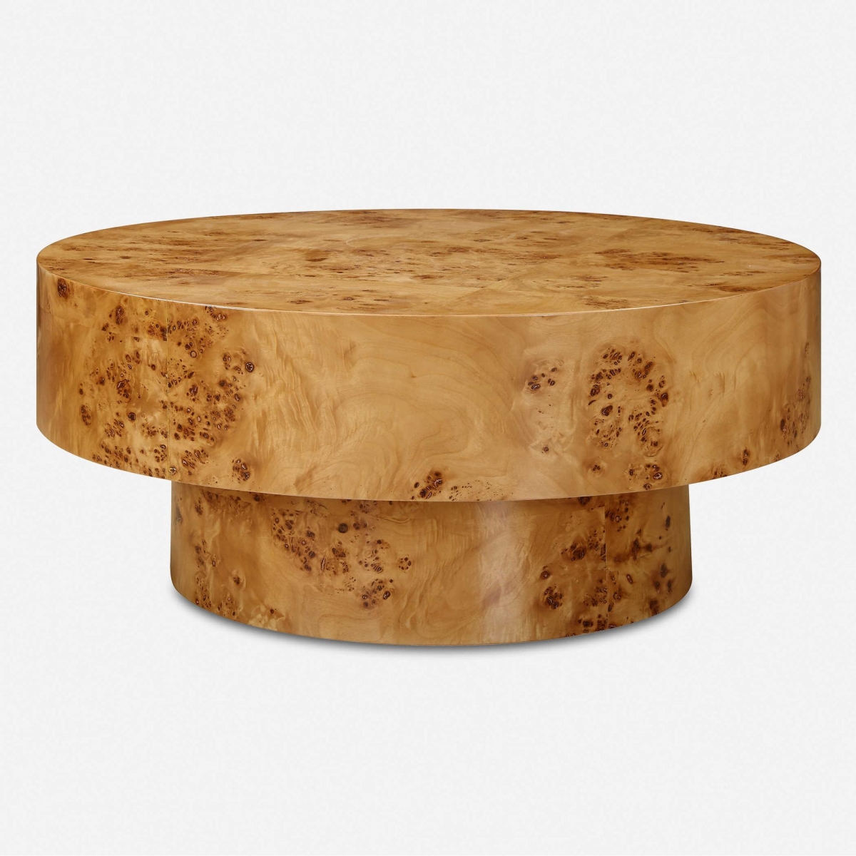 25335 Knots Poplar Round Coffee Table