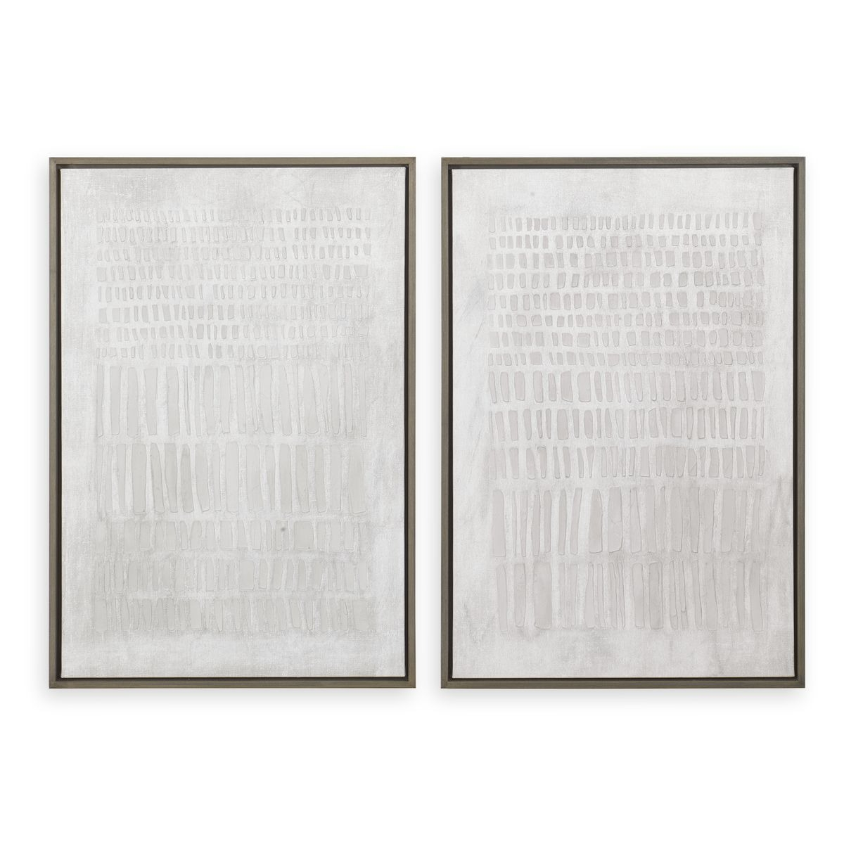 32395 Social Theory Framed Canvases - Set of 2