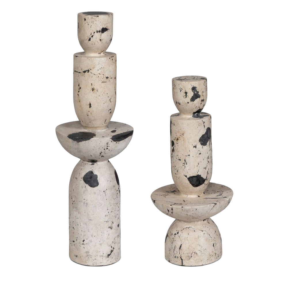 17124 Nouveau Tower Sculptures - Set of 2