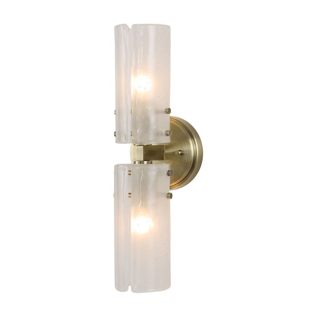 22588 Mistie 2 Light Glass Sconce