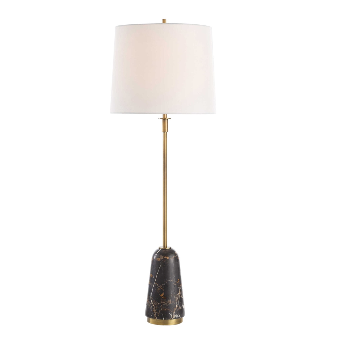 30467 Jenson Marble Buffet Lamp, Black -  Uttermost