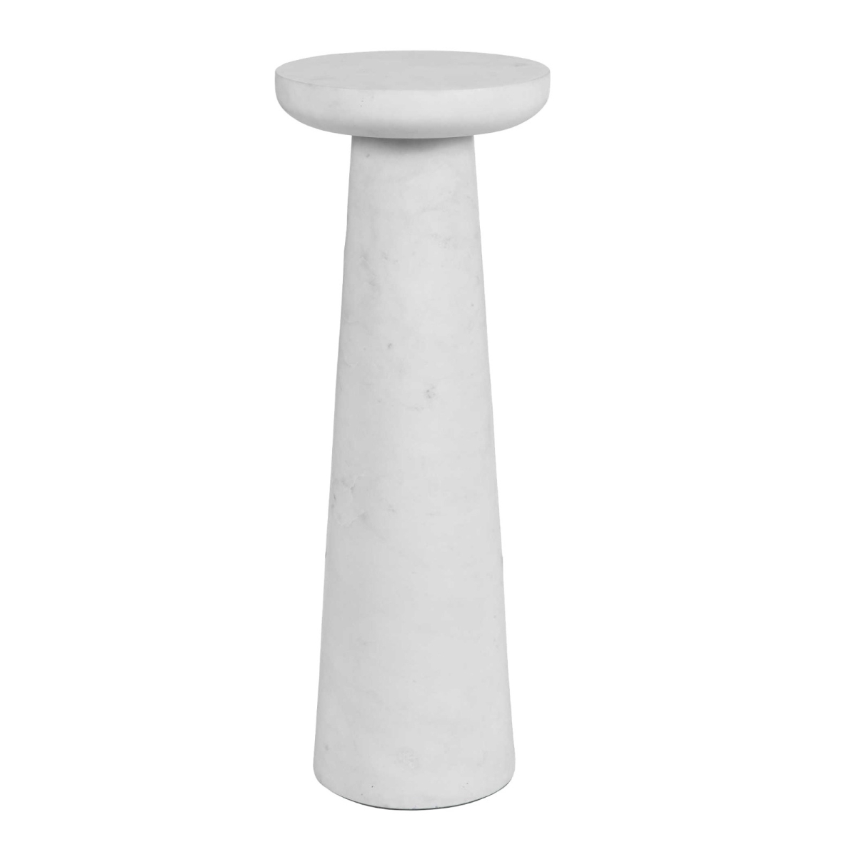 50021 Lirra Marble Drink Table, White
