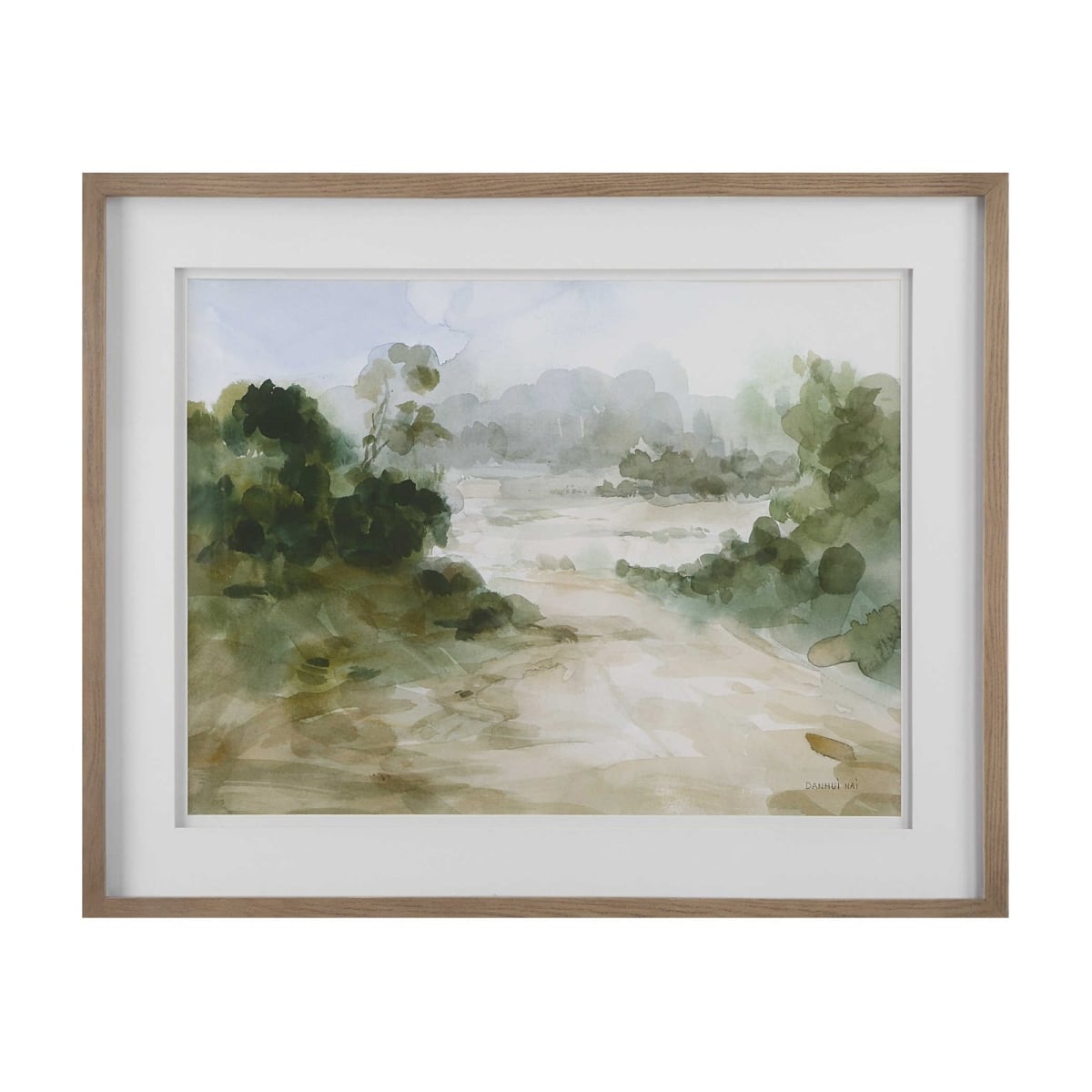 32381 Verdant Watercolor Landscape Print