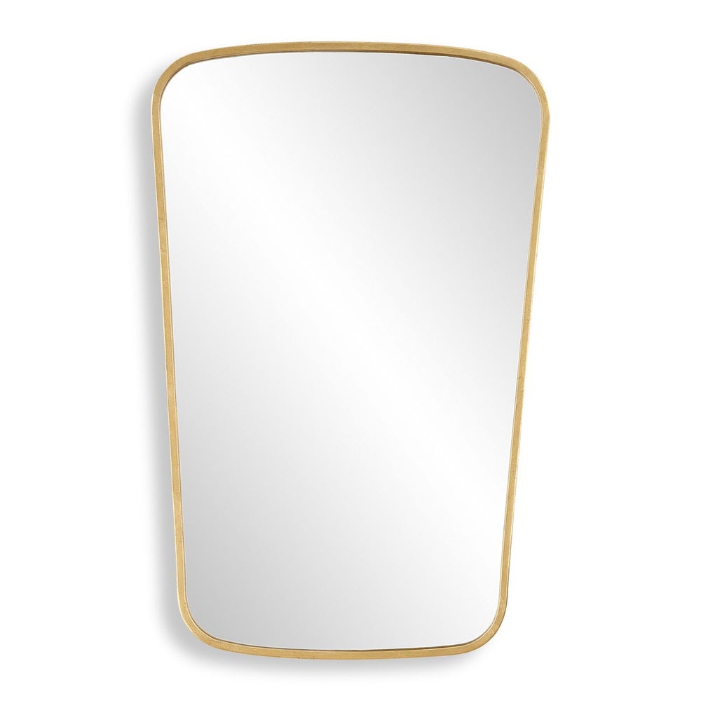 W00614 22 x 34 x 1 in. Contemporary Mirror, Gold Leaf