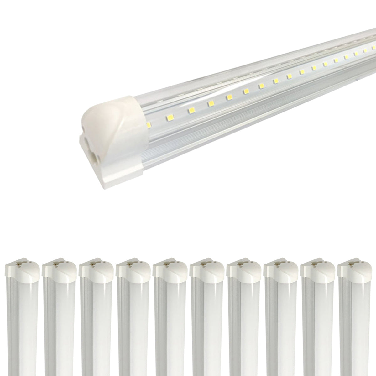 Picture of Viribright 519019 6000K 48 in. 30W Tube LED Tubular Bulb, Clear - Pack of 10