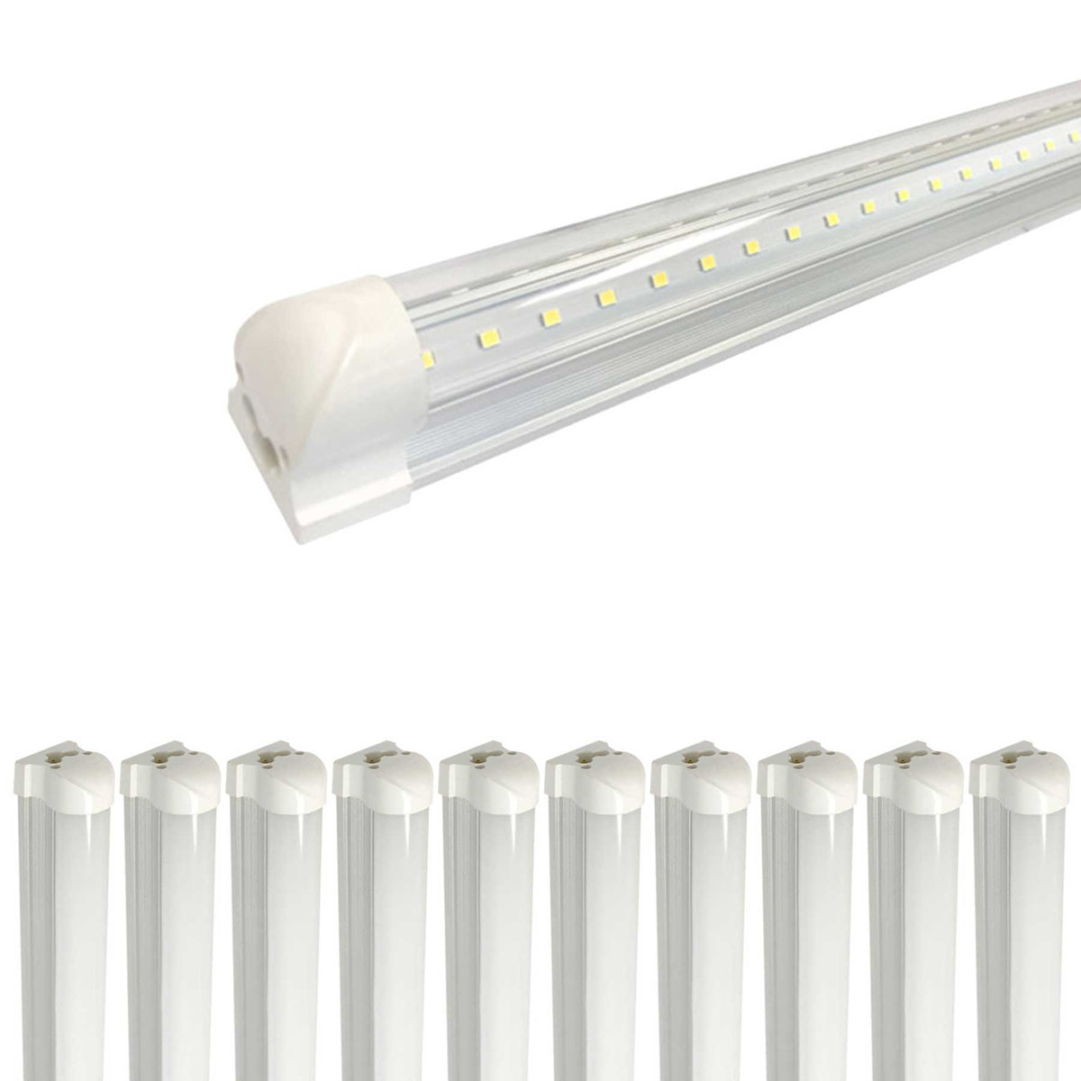 Picture of Viribright 519021 6000K 96 in. 60W Tube LED Tubular Bulb, Frosted - Pack of 10