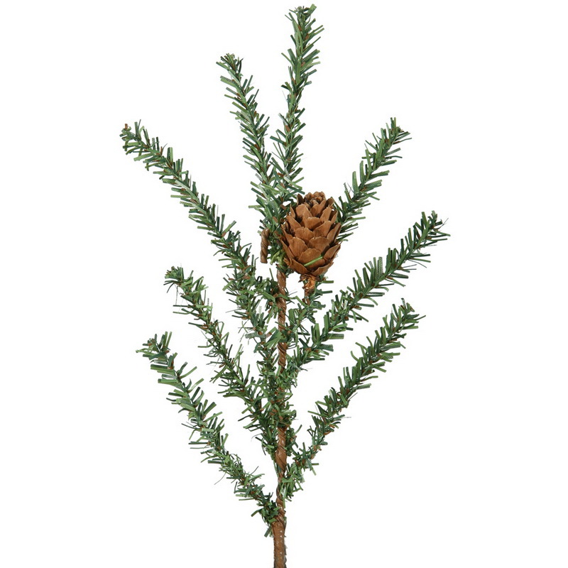 Carmel Pine LED Burlap Base Christmas Tree with Warm White Lights - 24 in.