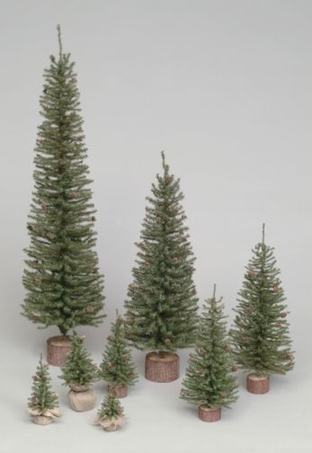 Carmel Pine Wood Base Tabletop Tree, 18 in.