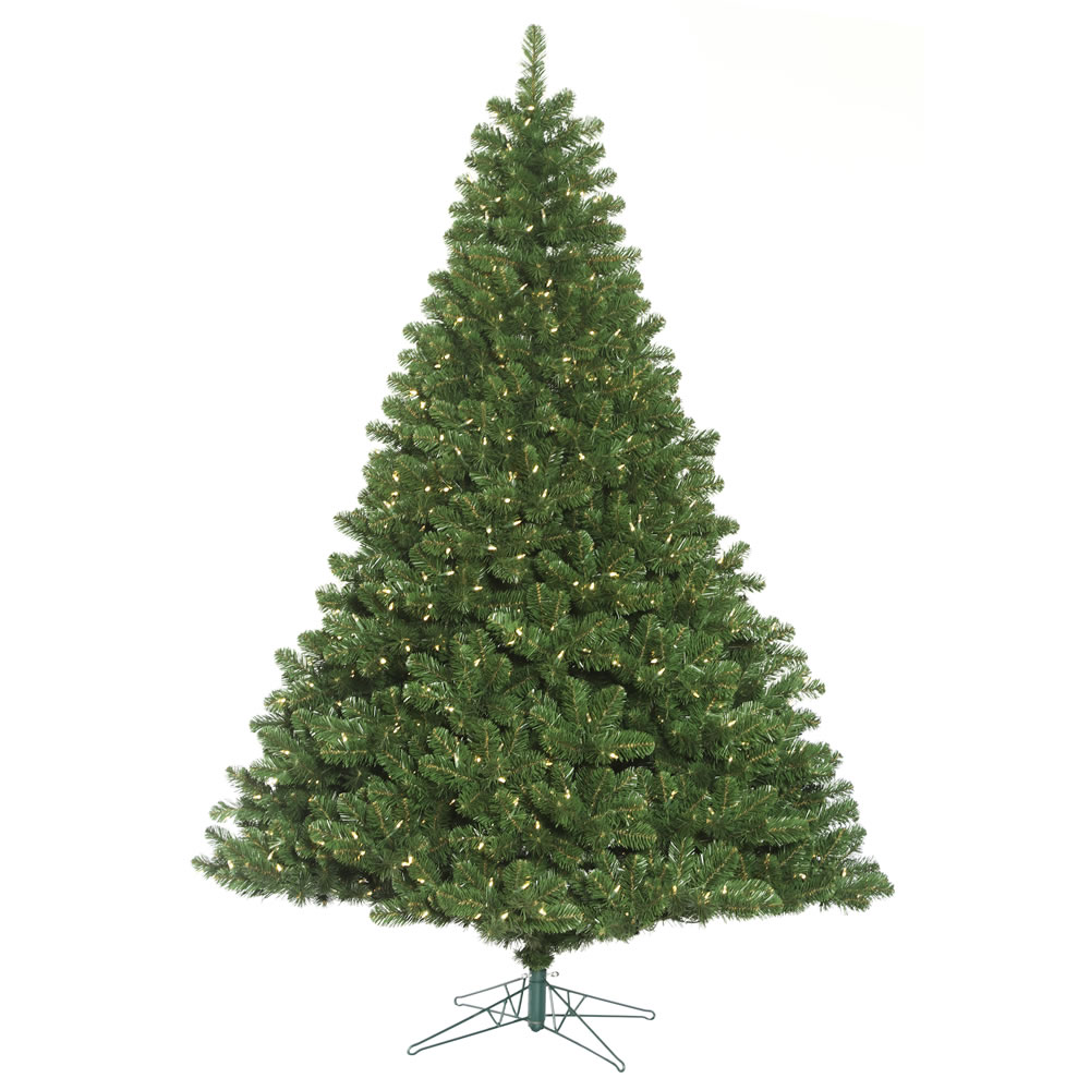 C164191LED Oregon Fir Wide Angle Christmas Tree with Warm White LED Lights, 12 ft. x 86 in.