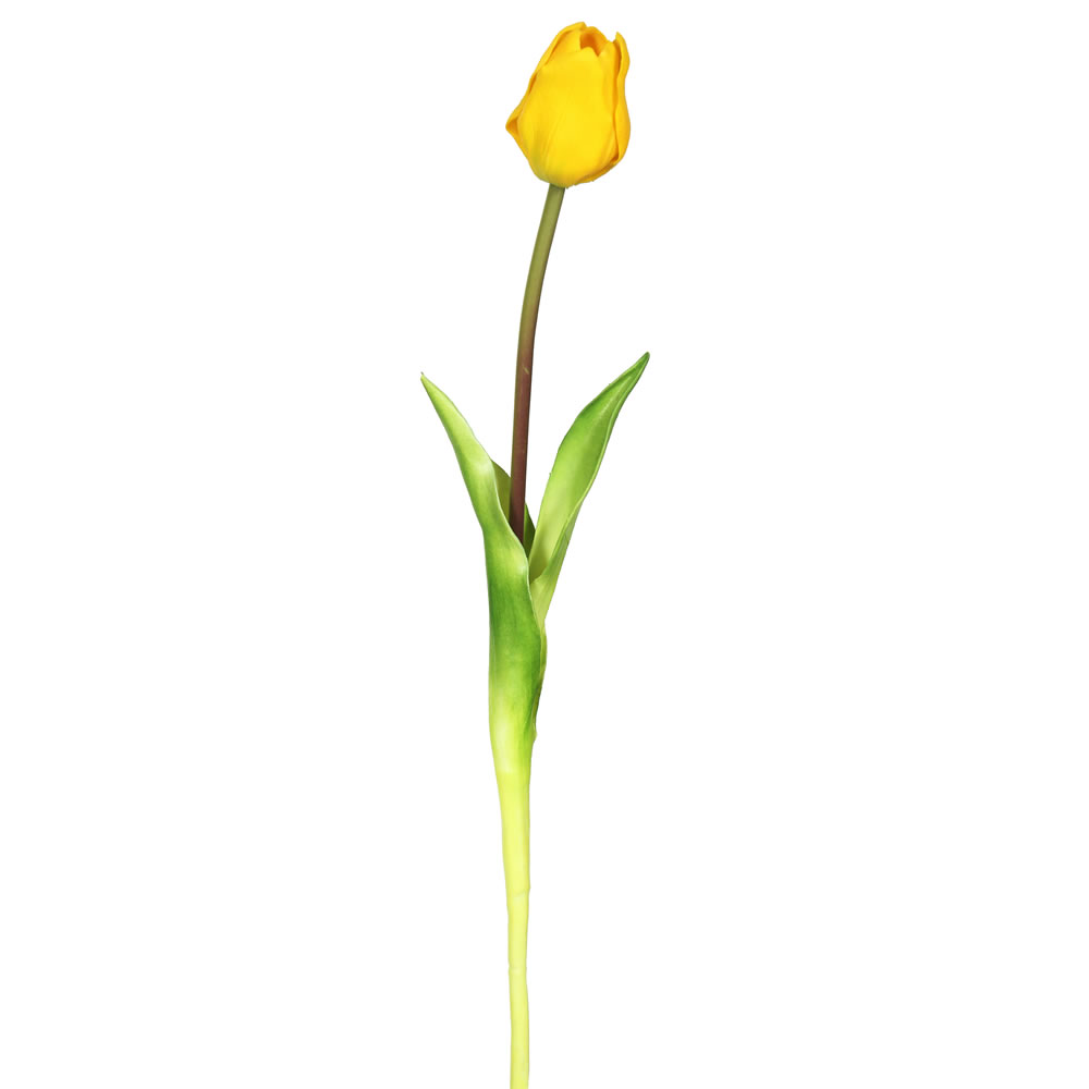 Picture of Vickerman FA175301 Single Tulip Floral Stem  Yellow 