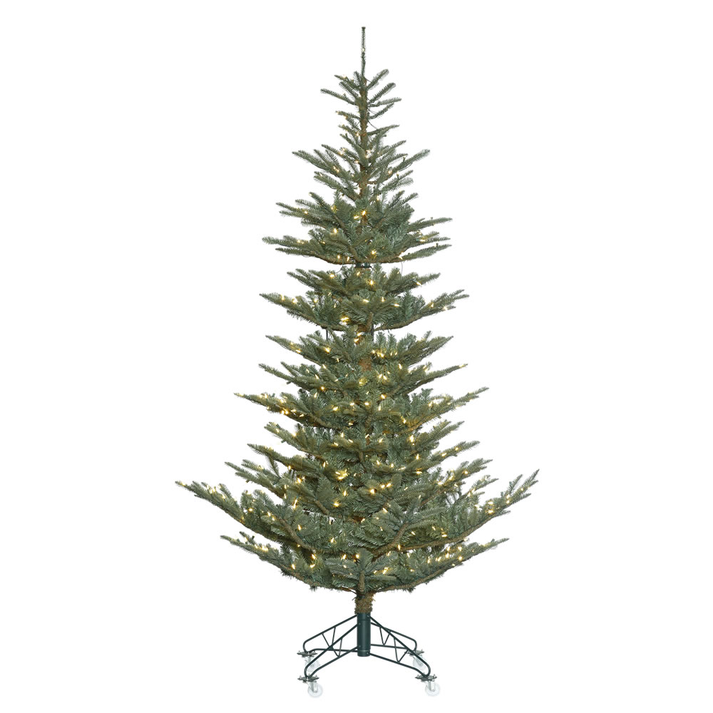 G160486LED Alberta Blue Spruce Christmas Tree with Warm White LED Lights, 10 ft. x 74 in.