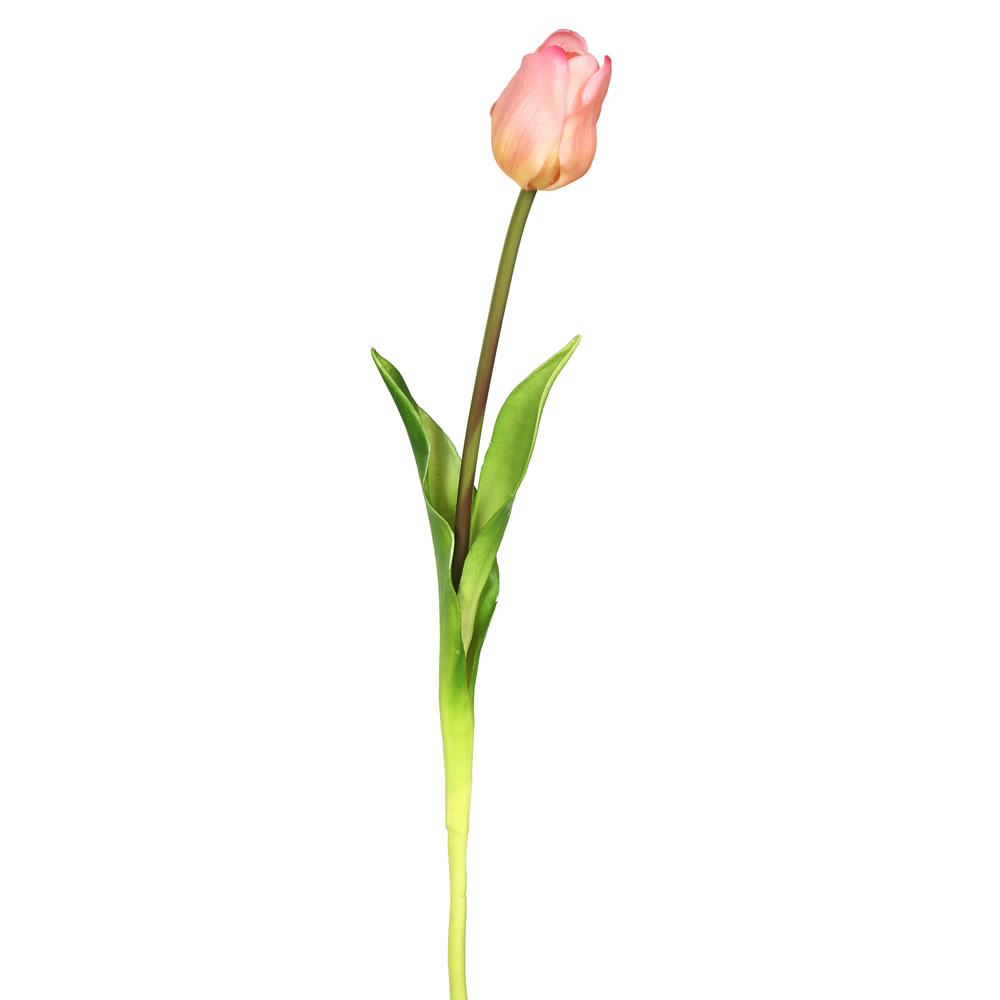 Picture of Vickerman FA175302 Single Tulip Floral Stem  Pink 