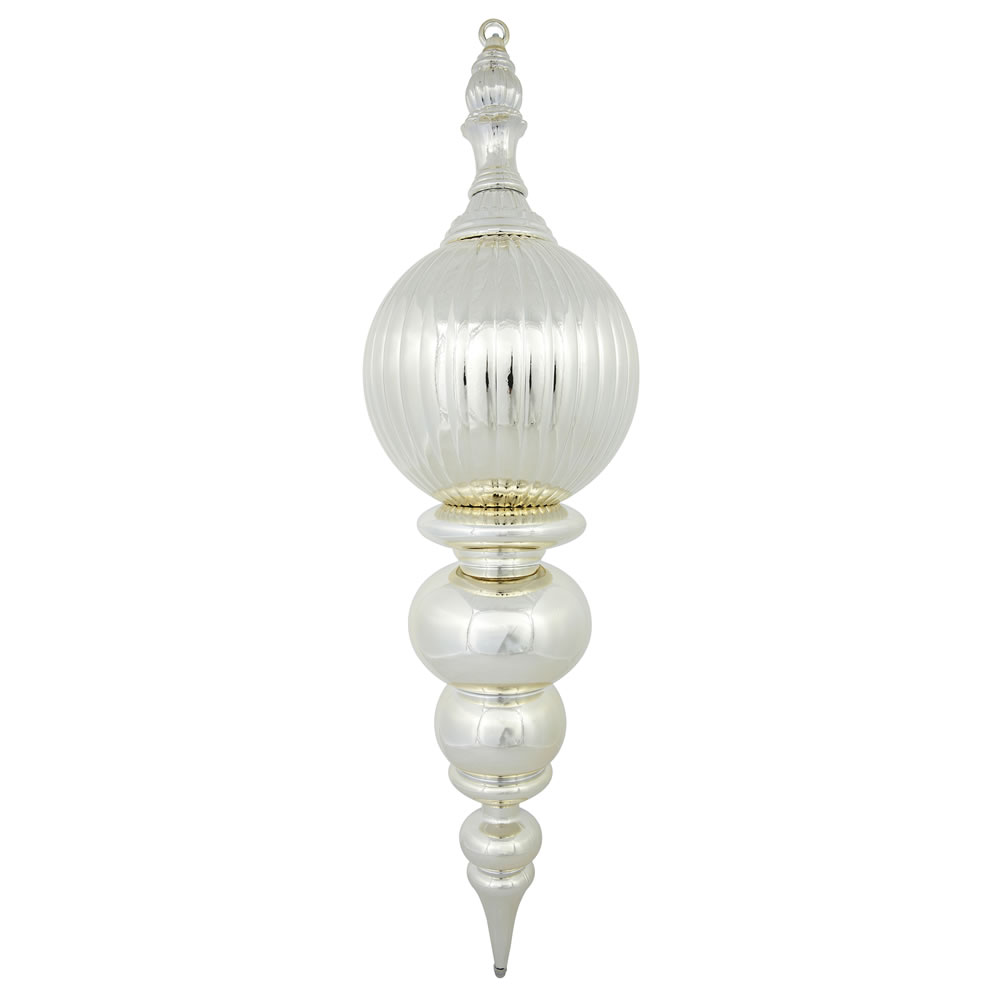 Champagne Shiny Finial Ornament, 28 in.