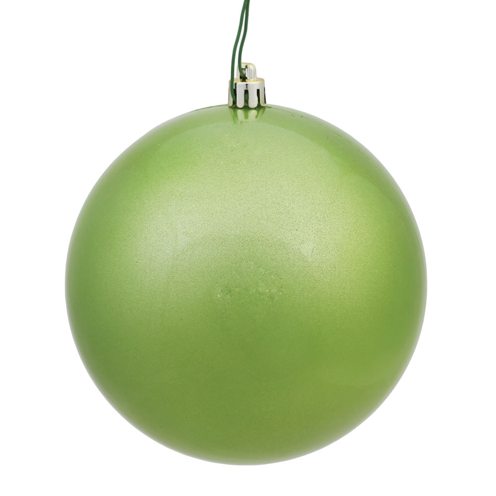Celadon Candy UV Drilled Ball Ornament, 3 in. - 12 per Bag