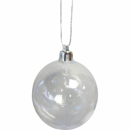 Clear Ball Ornament - 3 in. - 32 per Box