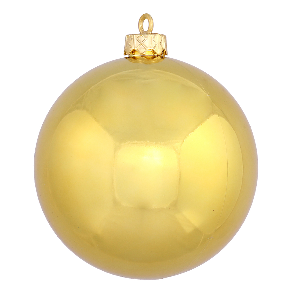 Luxe Gold Shiny Ball Ornament, 2.4 in. - 60 per Box