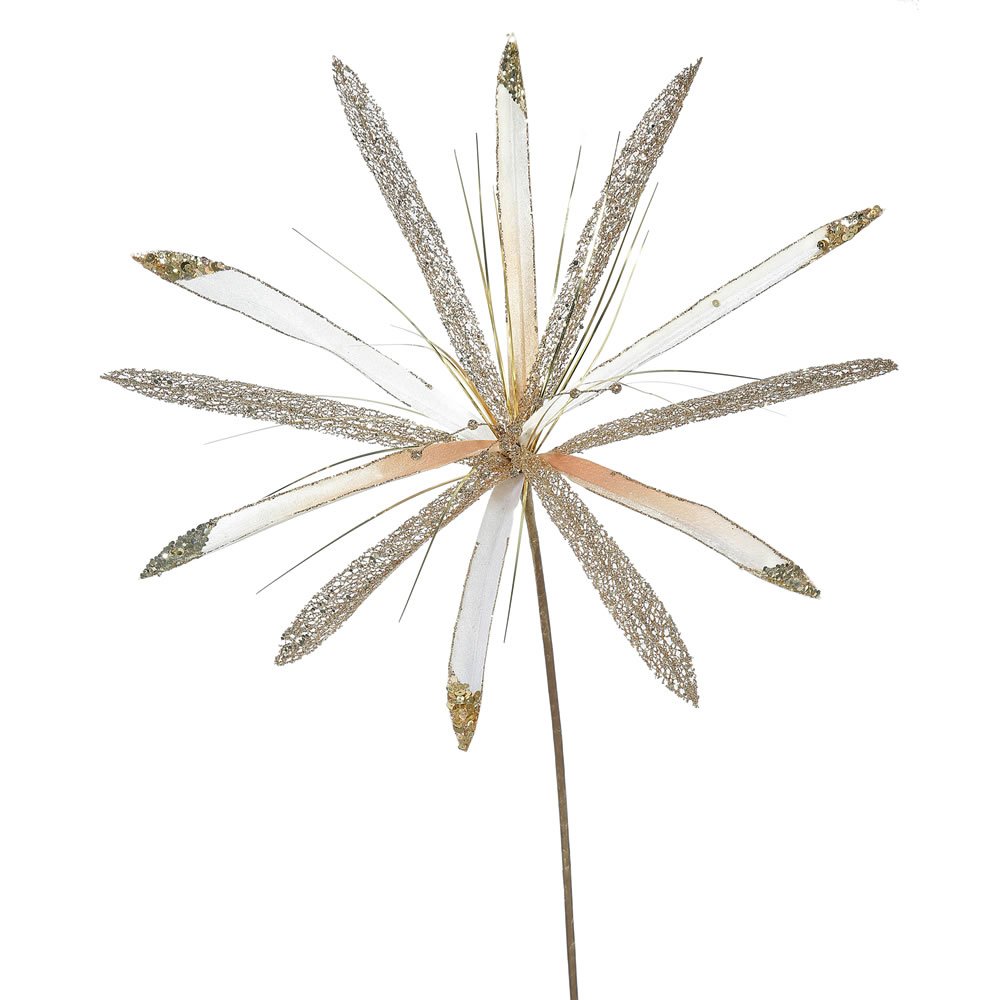 OF160548 Rose Gold Papyrus Flower Stem, 24 & 20 in.