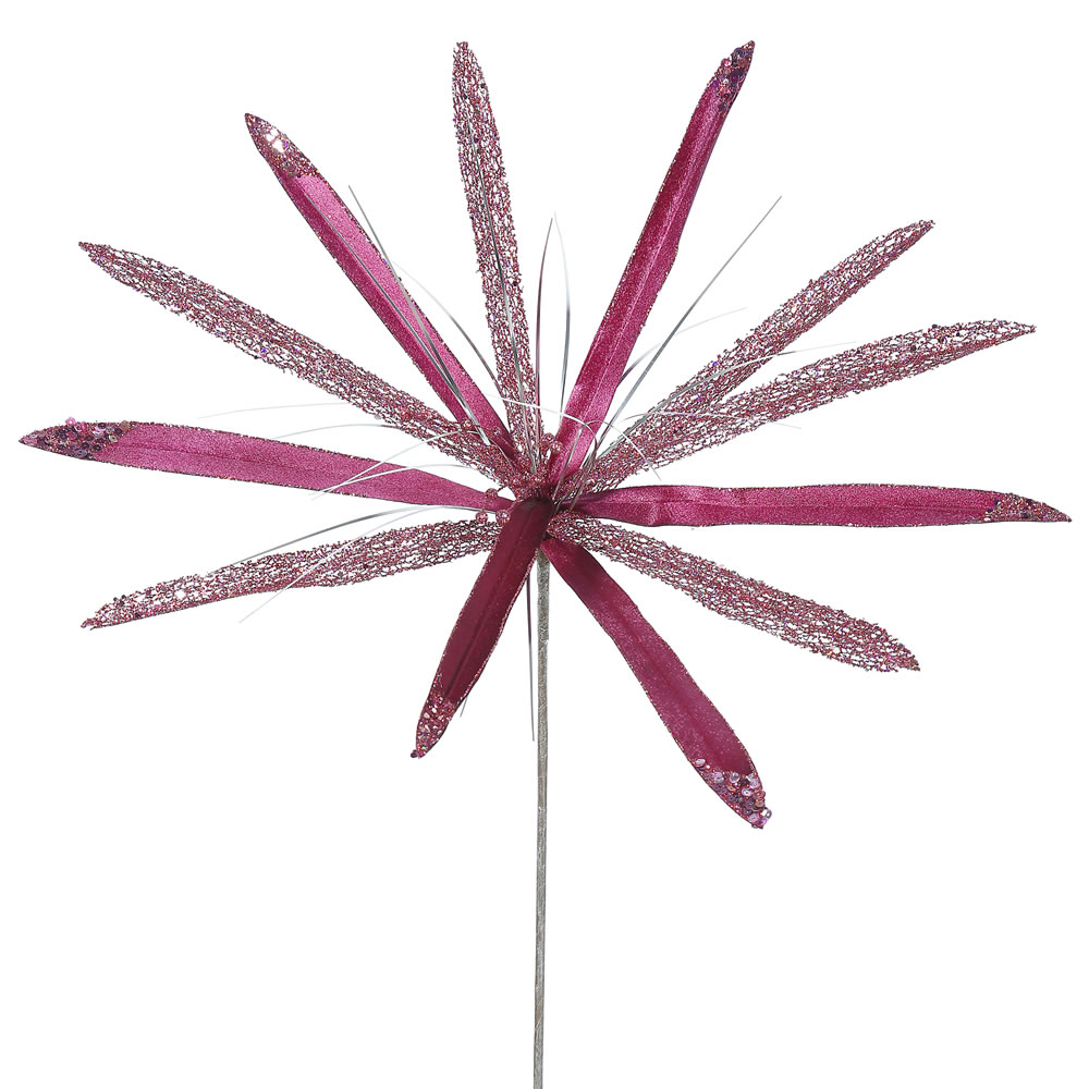 Mauve Papyrus Flower Stem, 24 & 20 in.