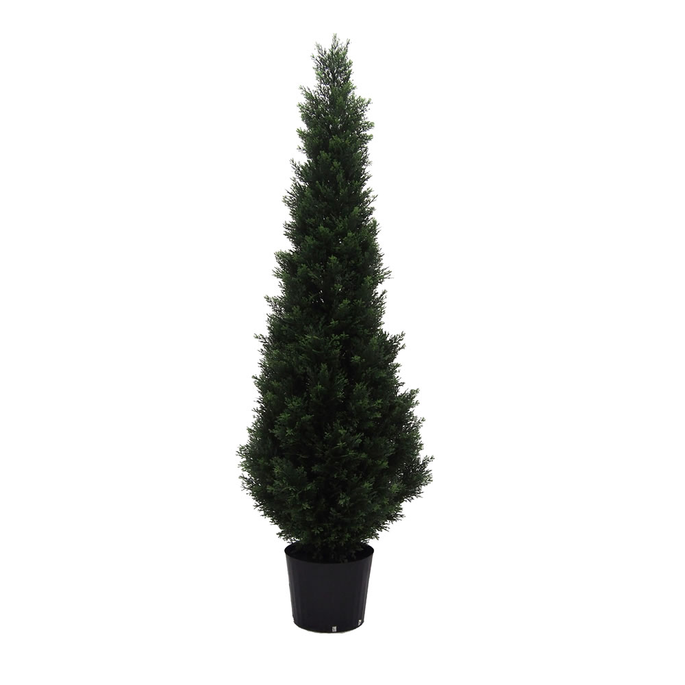 Picture of Vickerman TP170660 Potted Cedar UV Everyday Tree - 5 ft.