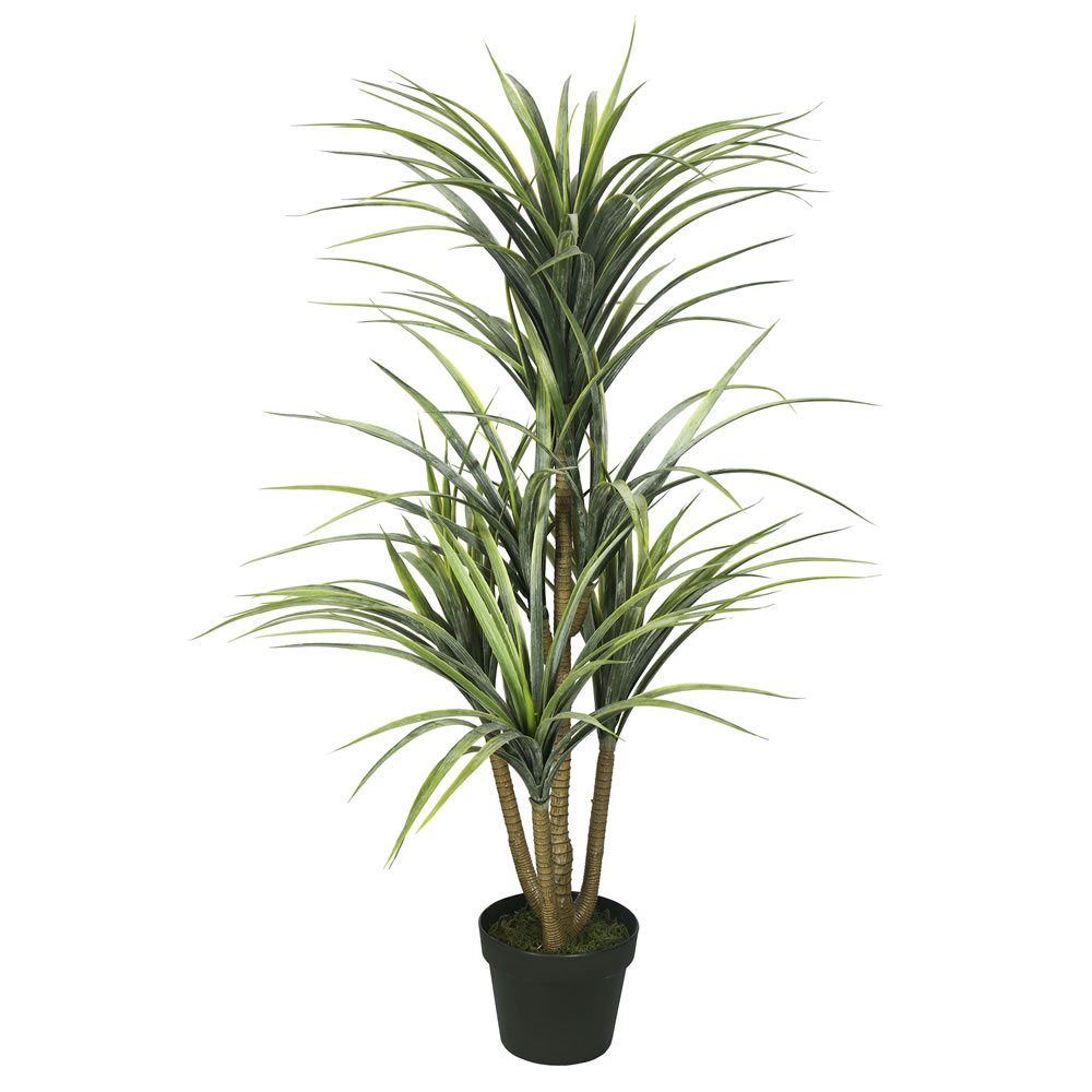 Picture of Vickerman TA170301 Plastic Green yucca X7 Everyday Tree with Pot-Green - 40 in.
