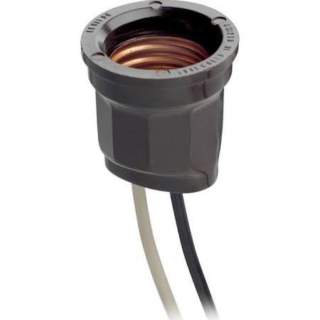 Medium Base Black E26 Twist on Sockets Electrical Accessory