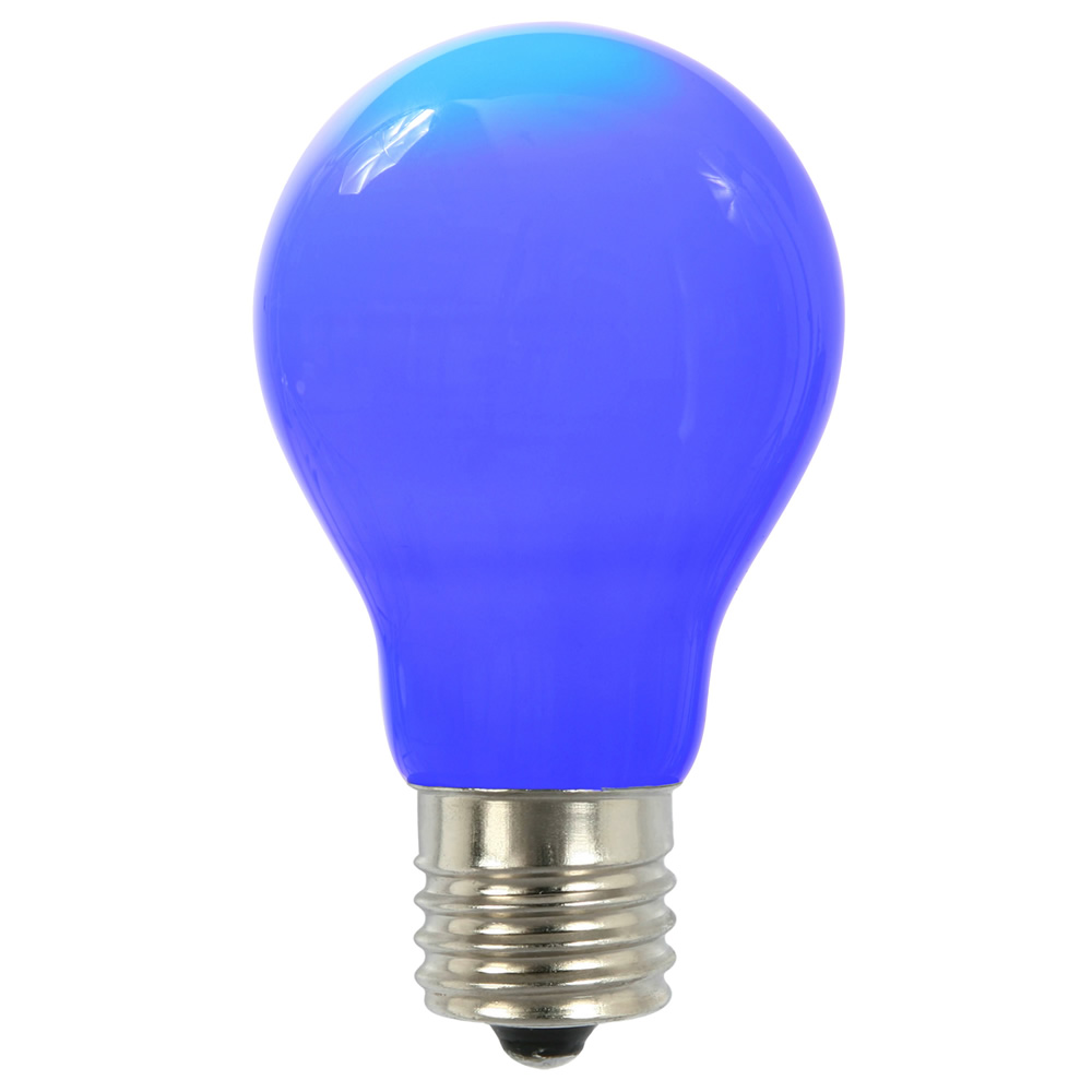 XA19C02 A19 Ceramic E26 Nickel Base LED Replacement Bulbs with Blue Lights -Case of  25