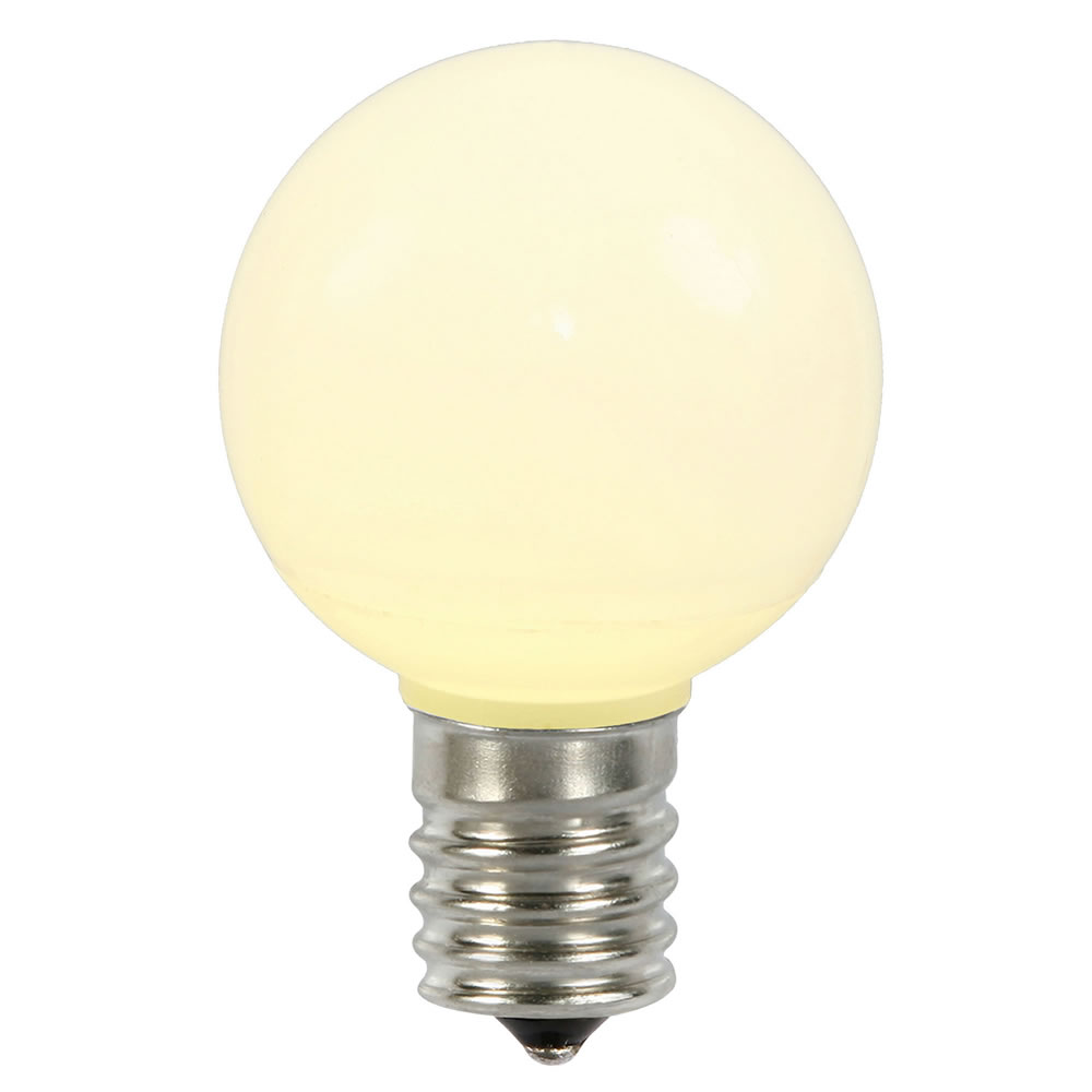 G50 Ceramic LED Replacement Bulbs with Warm White Lights - Pack of 5