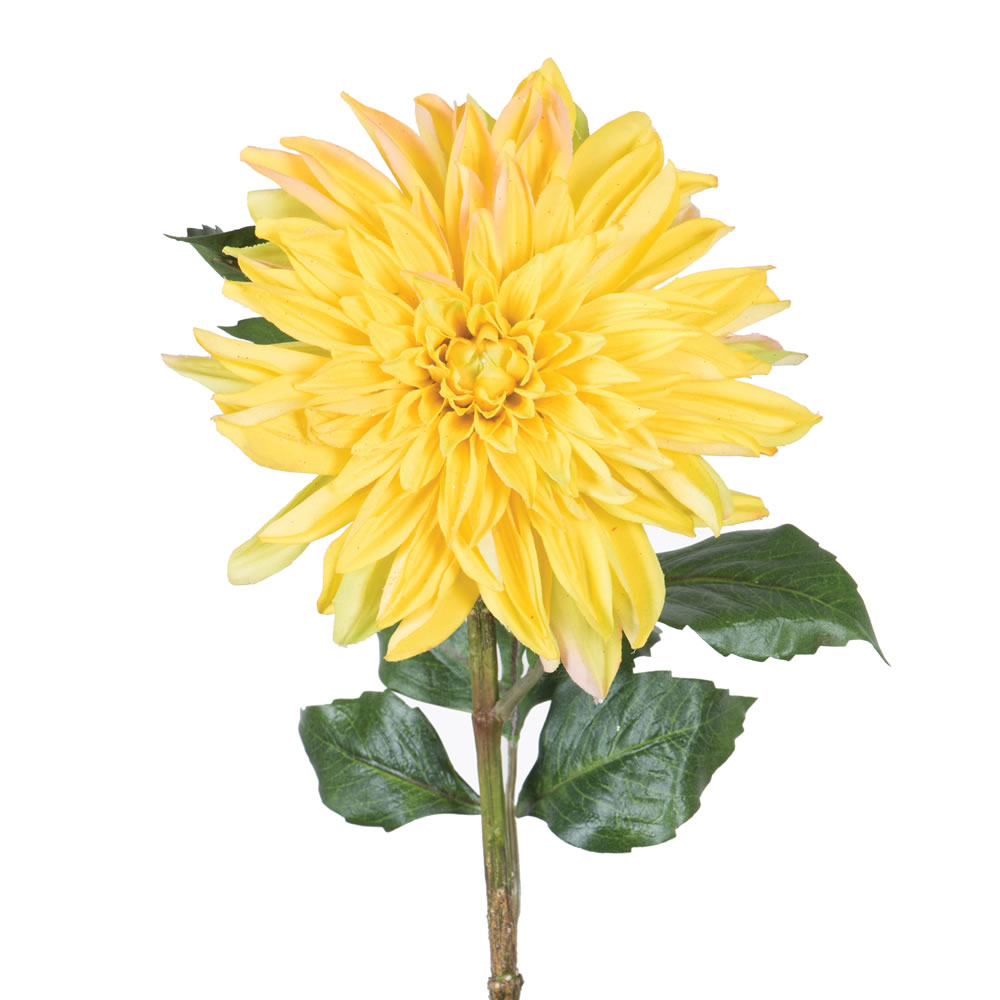 Picture of Vickerman FQ172002 28 in. Dahlia Stem Yellow