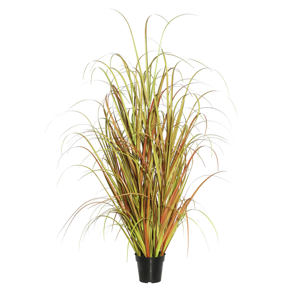 24 in. Grass in Pot, Brown