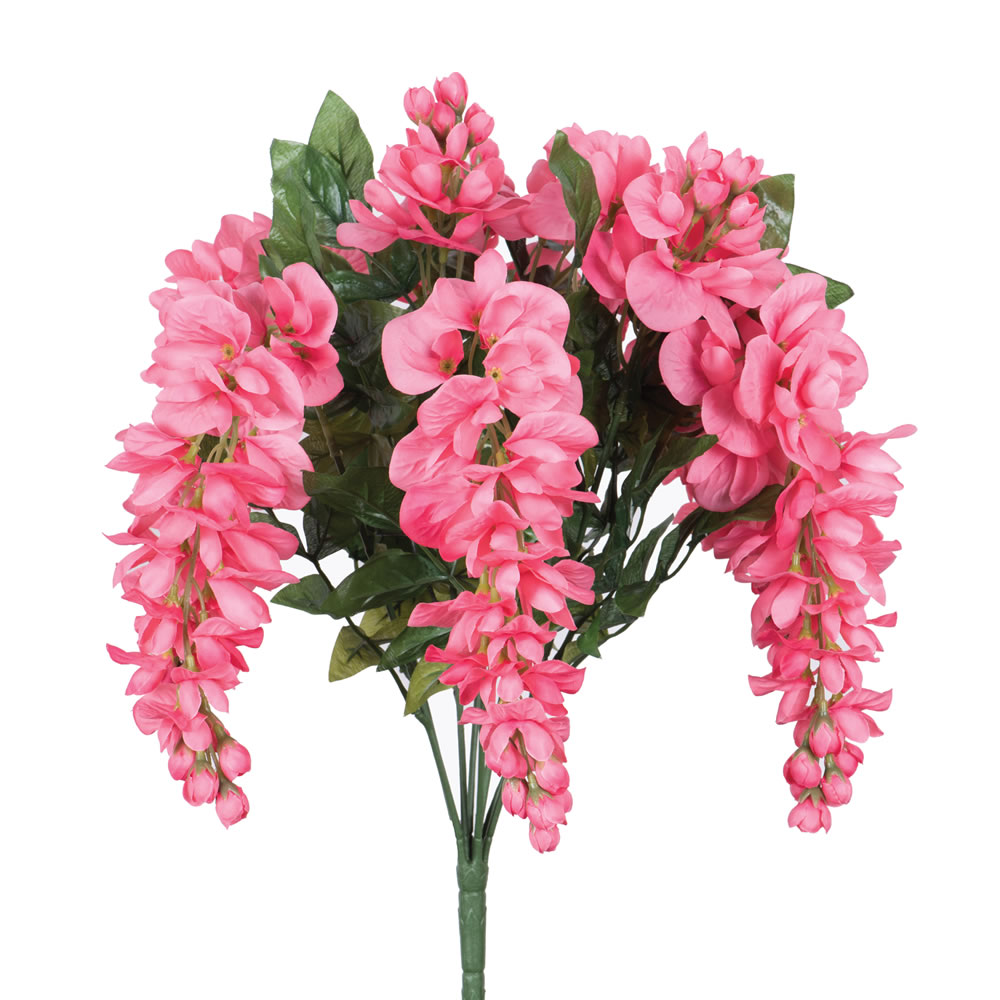 19 in. Wistera Bush, Pink